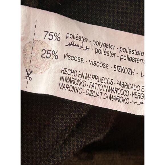 ZARA Women’s Green/Black One Piece Ankle Pants Jumpsuit Sz M - Picture 9 of 9